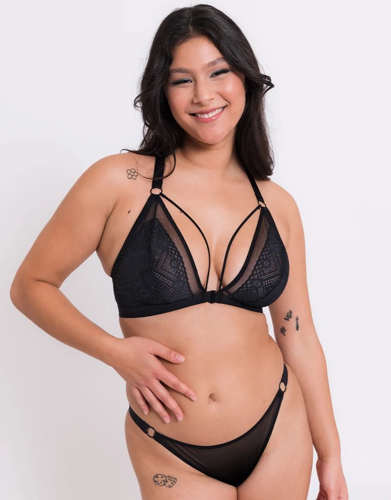 Curvy Kate Front and Centre Brazilian Black