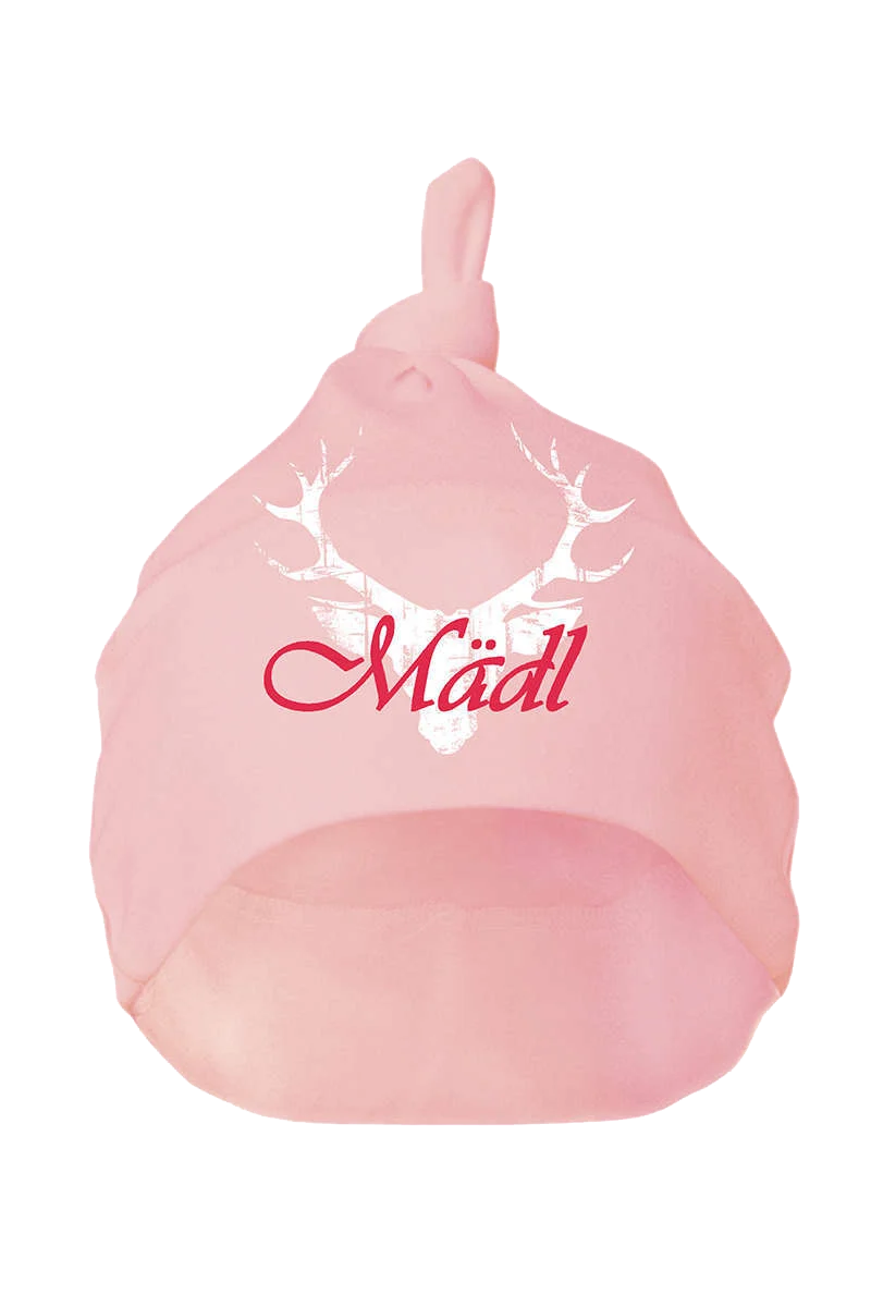 Knoten- Mütze mit Hirsch 'Mädl'