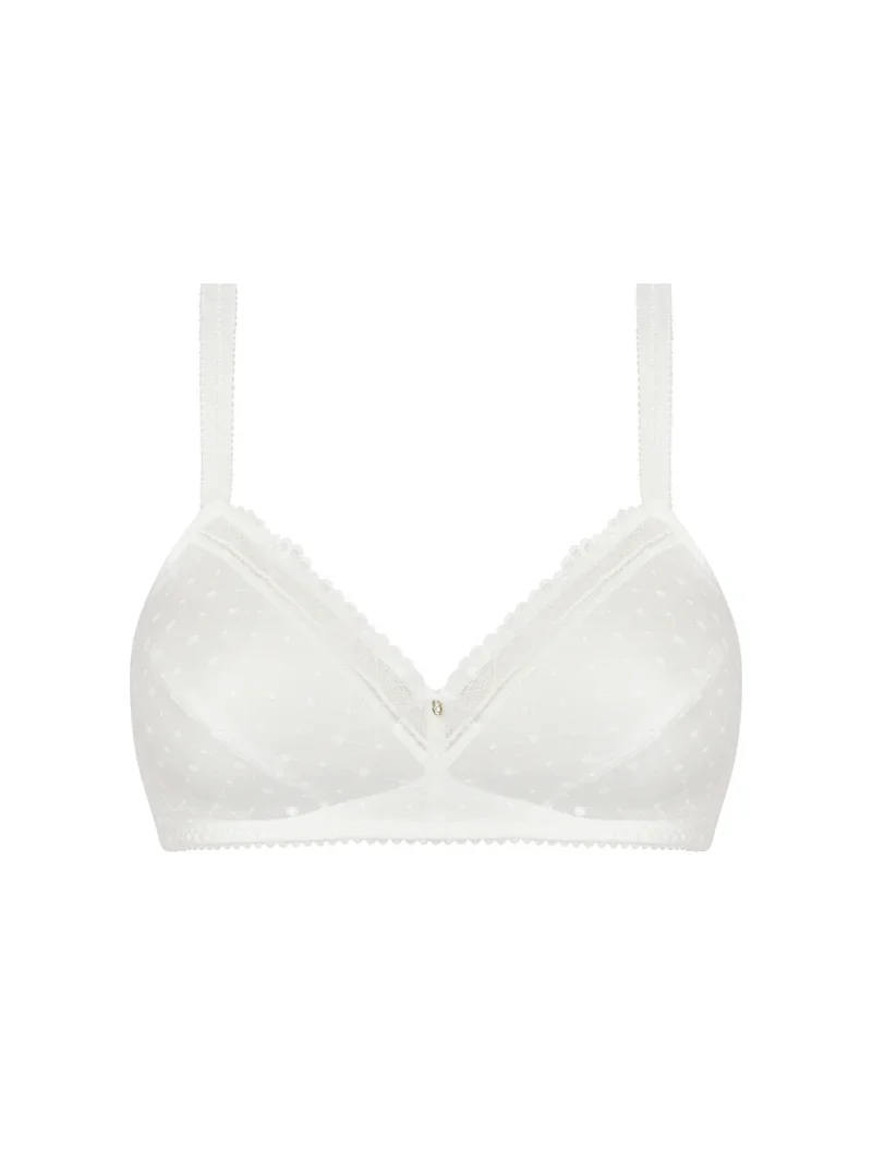 Antigel by Lise Charmel – Resille Boheme Wireless Triangle Support Bra Ecru Nacre