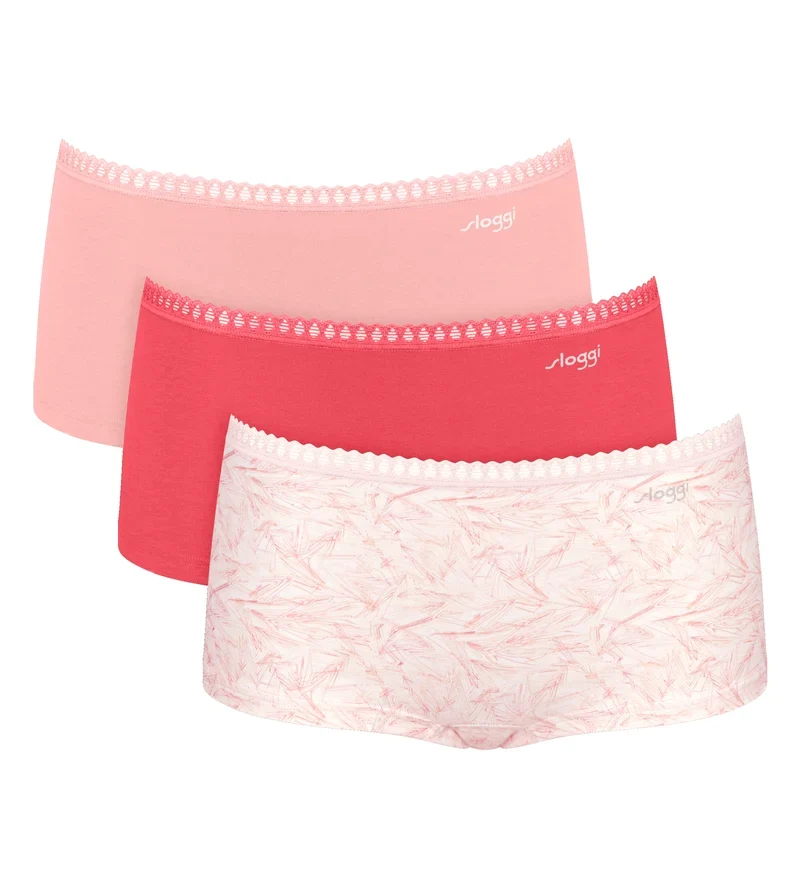 Sloggi - Go Crush Short 3er-Pack Light Kombination