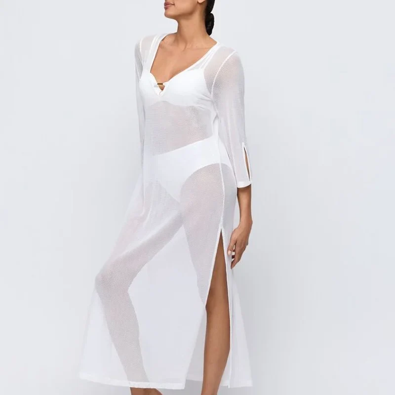 Marie Jo Swimwear - Taleah Swimwear Kaftan Elfin Weiß