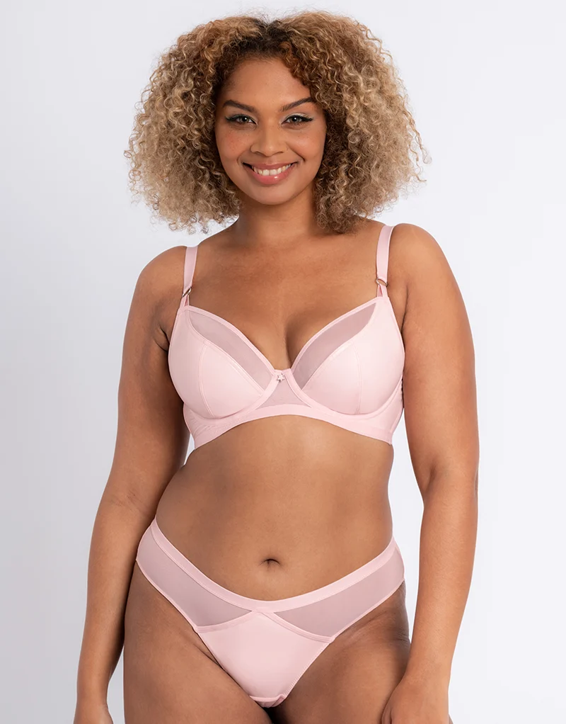 Curvy Kate Lucky Star Brazilian Blush Pink