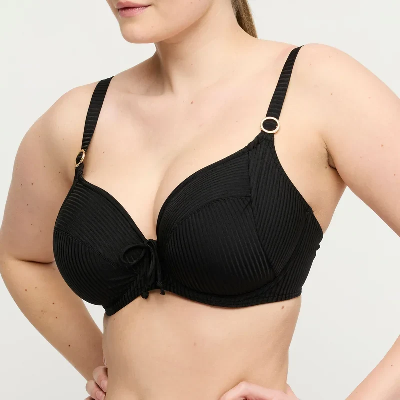 PrimaDonna Swimwear - Delray Full Cup Bikini-Oberteil Schwarz