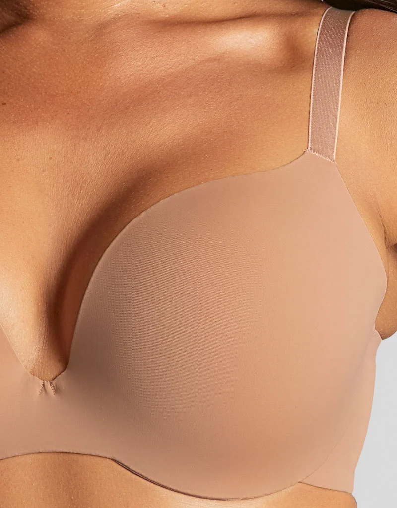 Panache 365 Moulded Plunge T-Shirt Bra Honey