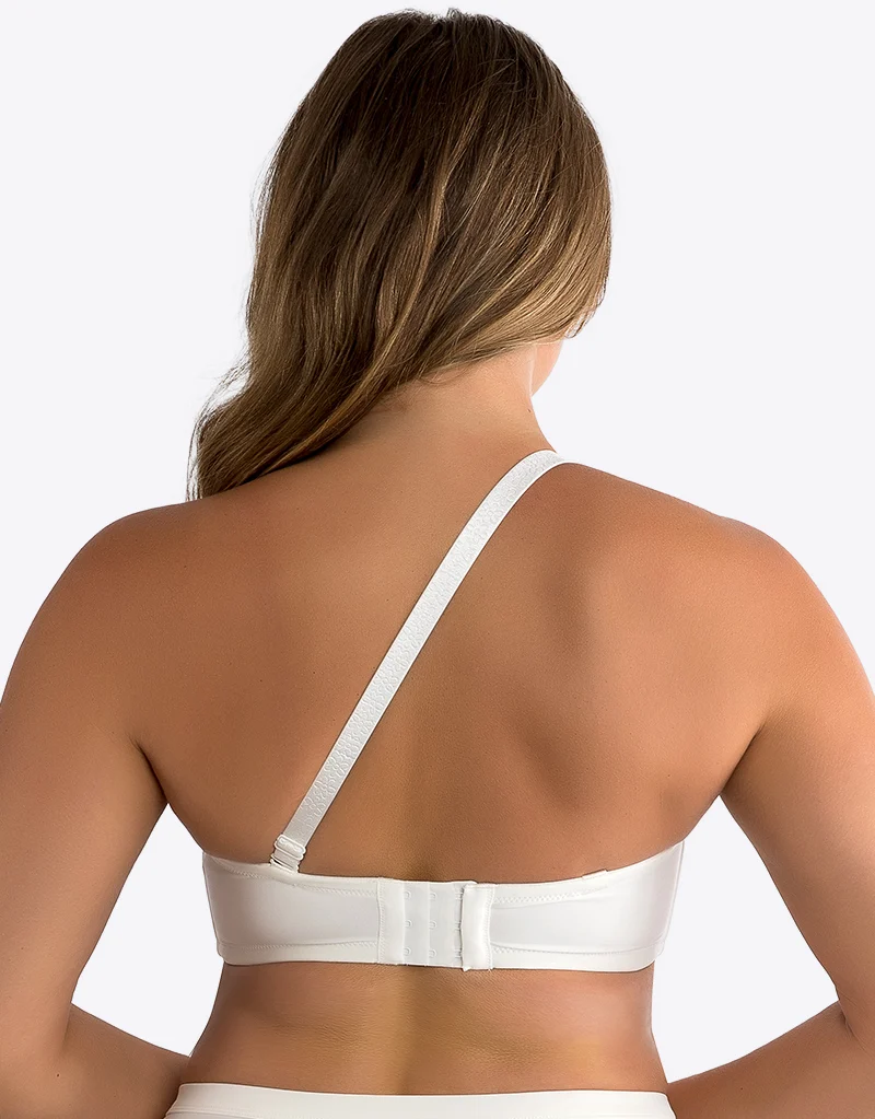 Parfait Elise Strapless Bra Pearl White