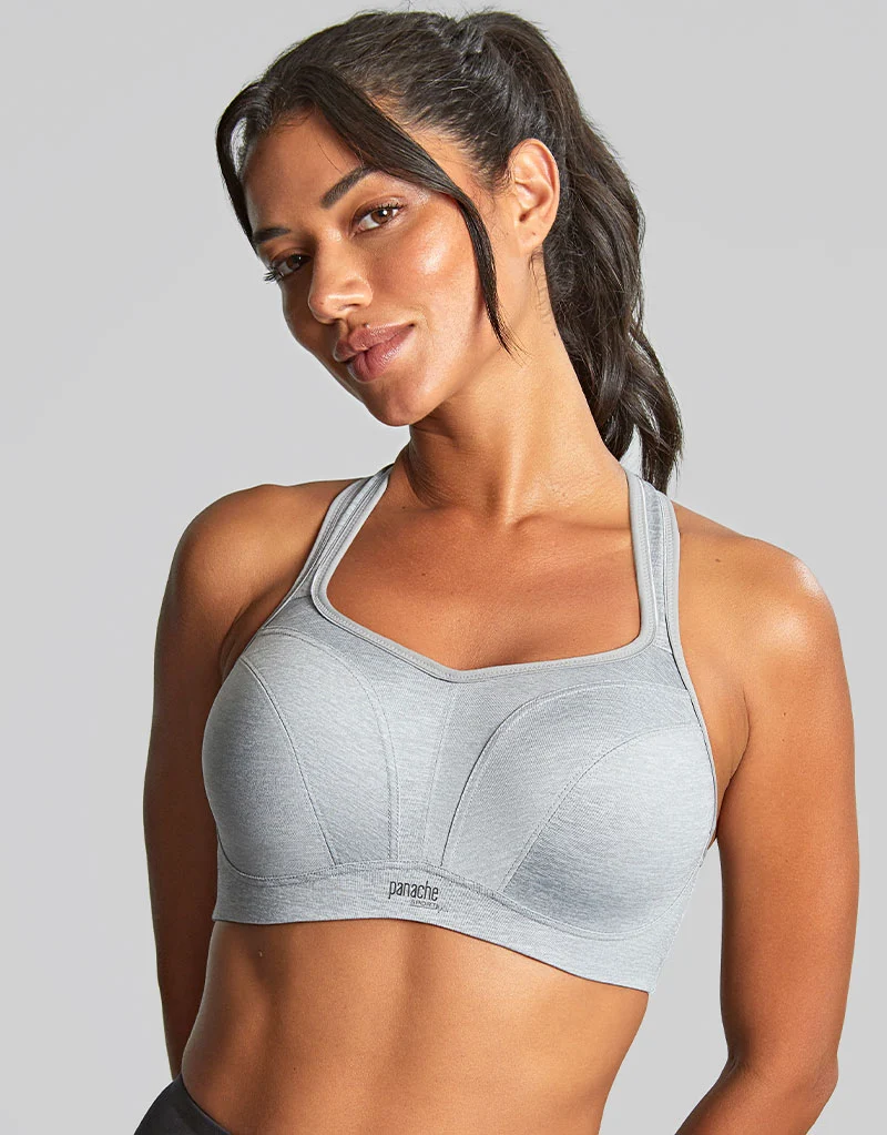 Panache Power Sports Bra Grey Marl
