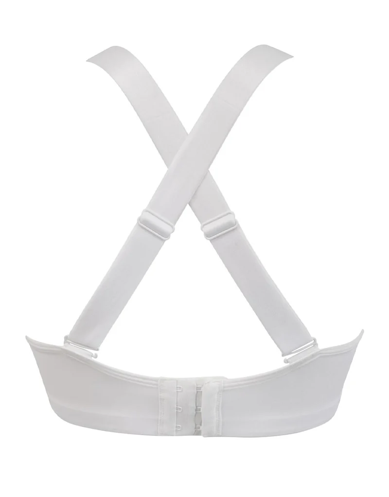 Pour Moi Energy Empower Lightly Padded Convertible Sports Bra White