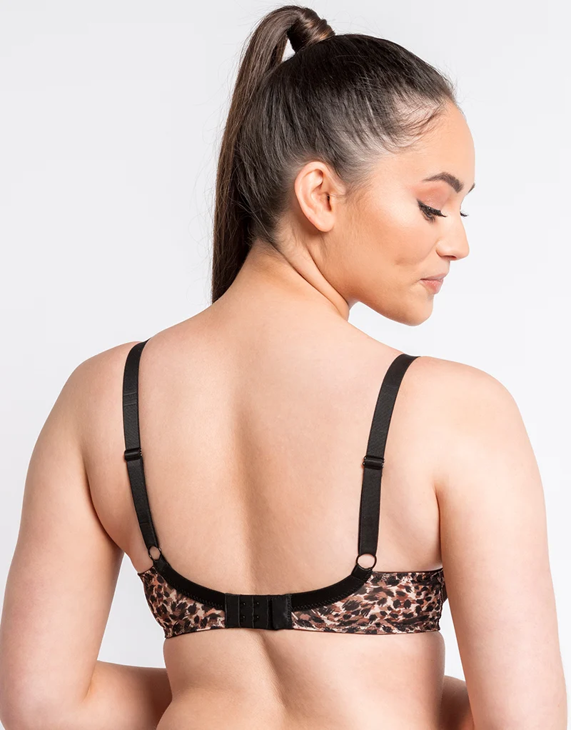 Curvy Kate Lifestyle Plunge Bra Animal Print