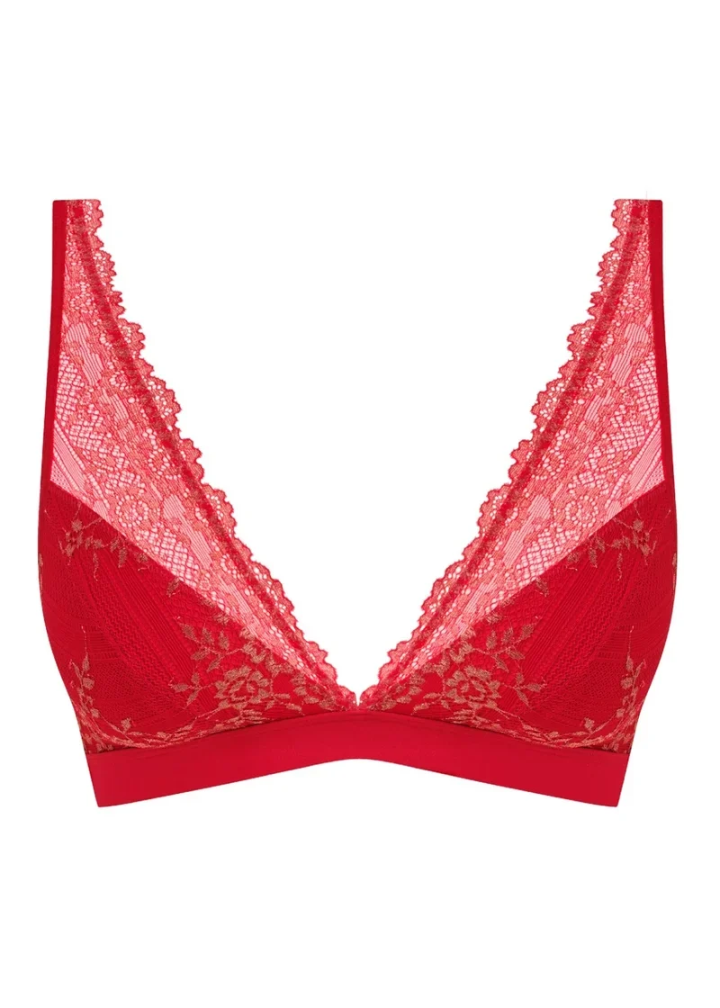 Wacoal - Embrace Lace Soft Cup BH Grandalia Rot/Roségold