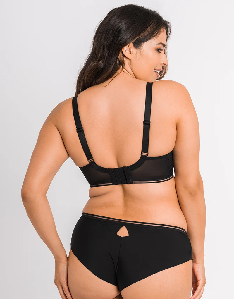 Curvy Kate Top Spot Balcony Bra Black