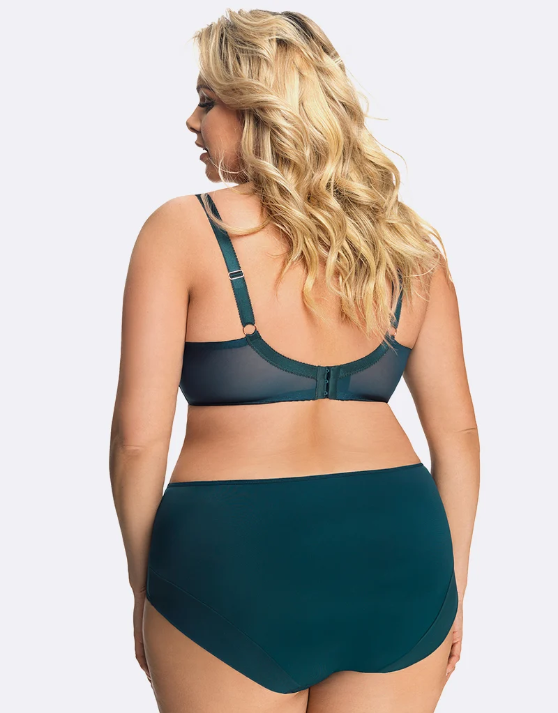 Gorsenia Paradise Balconette Bra Green