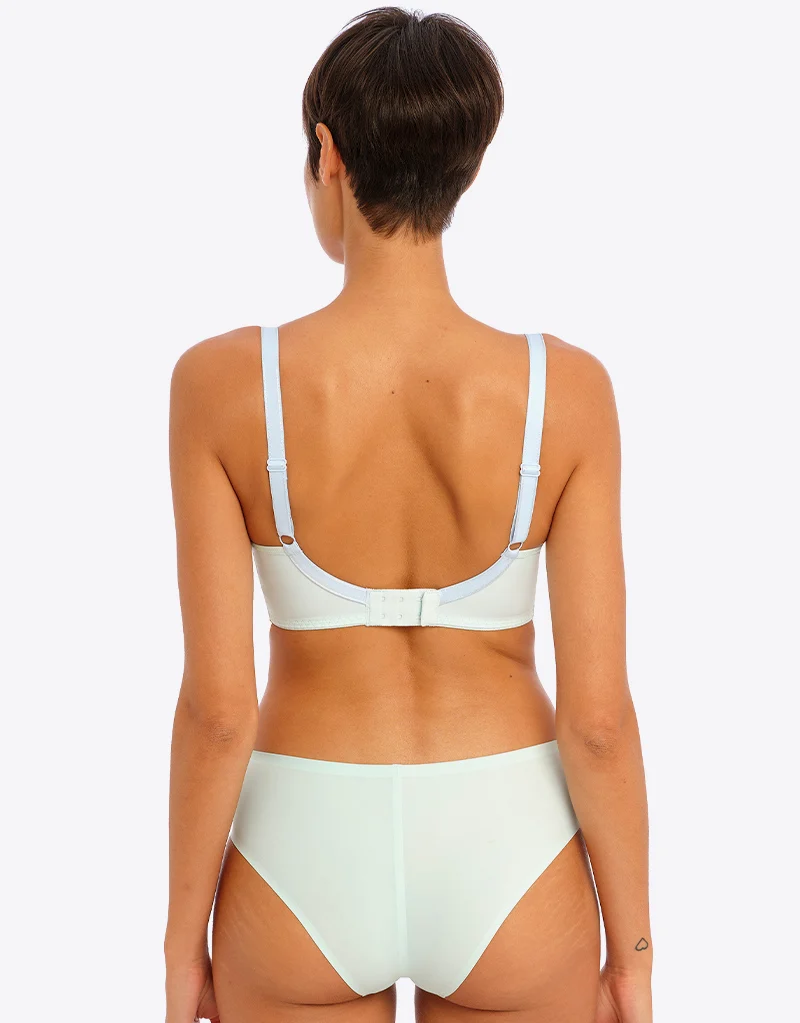 Freya Offbeat Moulded Plunge Bra Pure Water