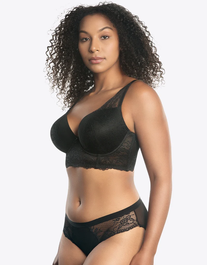 Parfait Sandrine Longline Plunge Bra Black