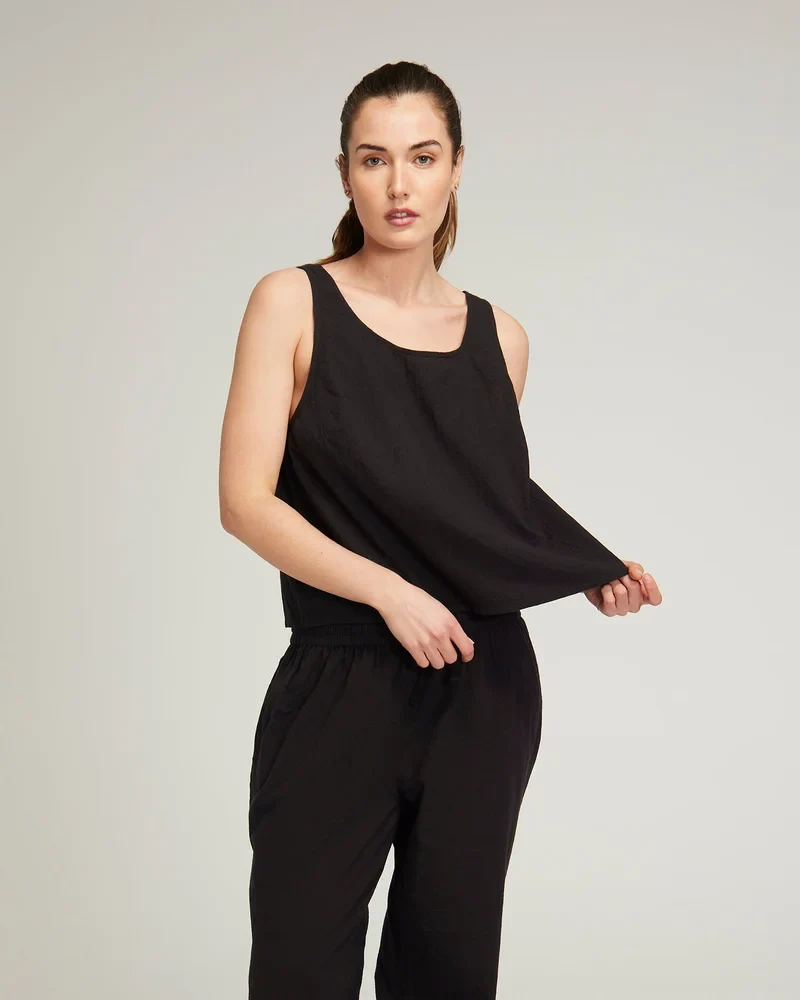Nudea - Tanktop Schwarz