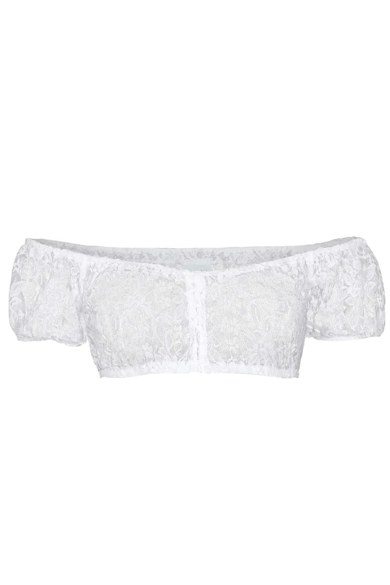 Dirndl Carmenbluse aus Spitze