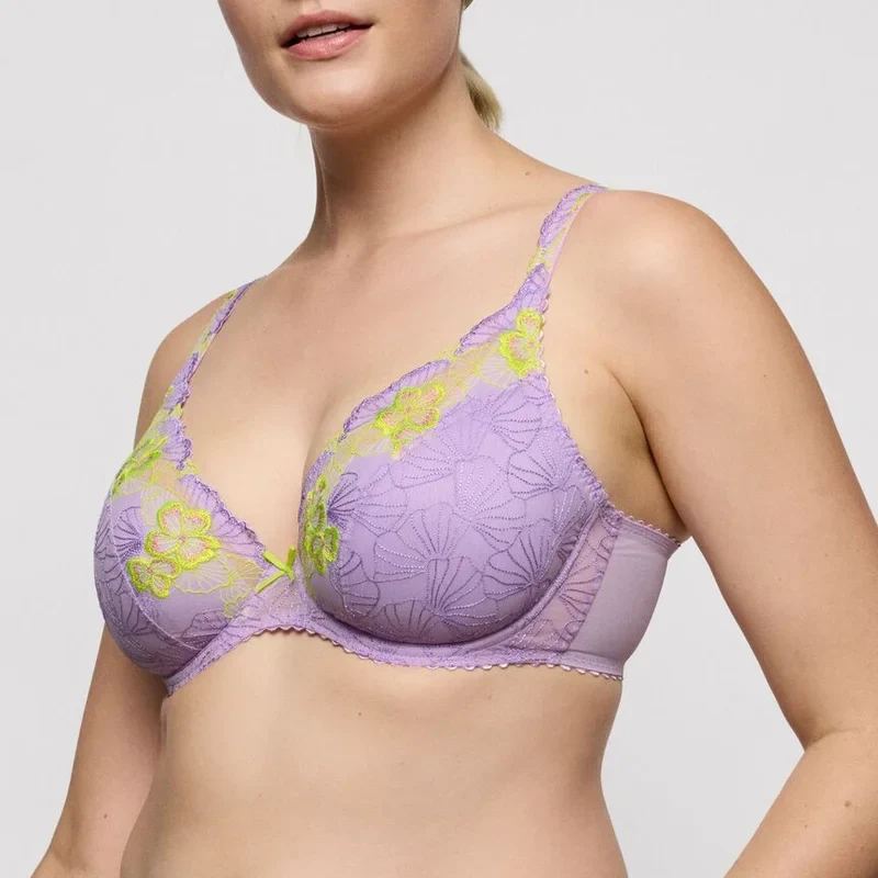 PrimaDonna - Ixia halb wattierter Plunge-BH Wisteria