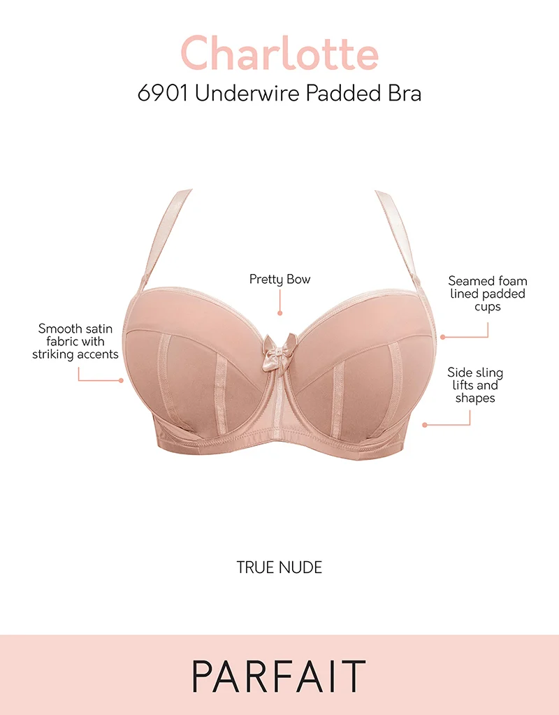 Parfait Charlotte Padded Balconette Bra True Latte