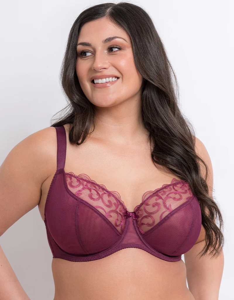 Flirtelle Alice Balcony Bra Plum