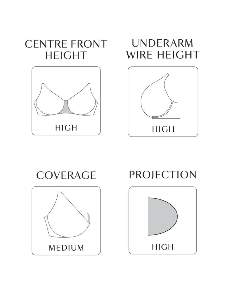 Sculptresse By Panache Esme Balconette Bra Mocha Animal