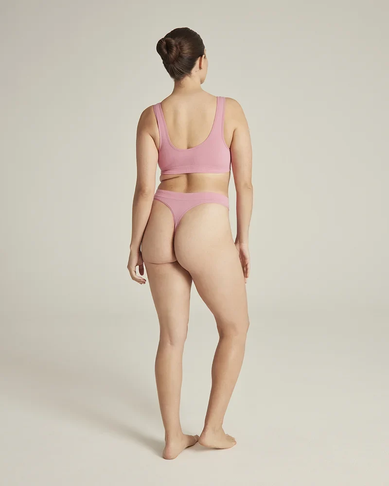 Nudea - TENCEL Seamless Stringtanga in Rosa