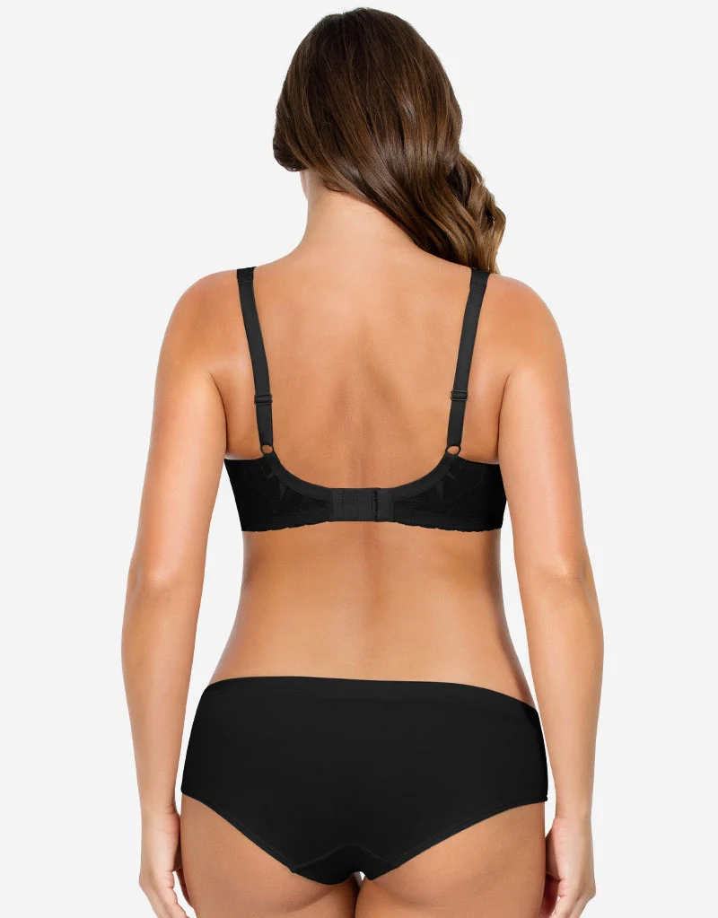 Parfait Leila Moulded Balcony Nursing Bra Black