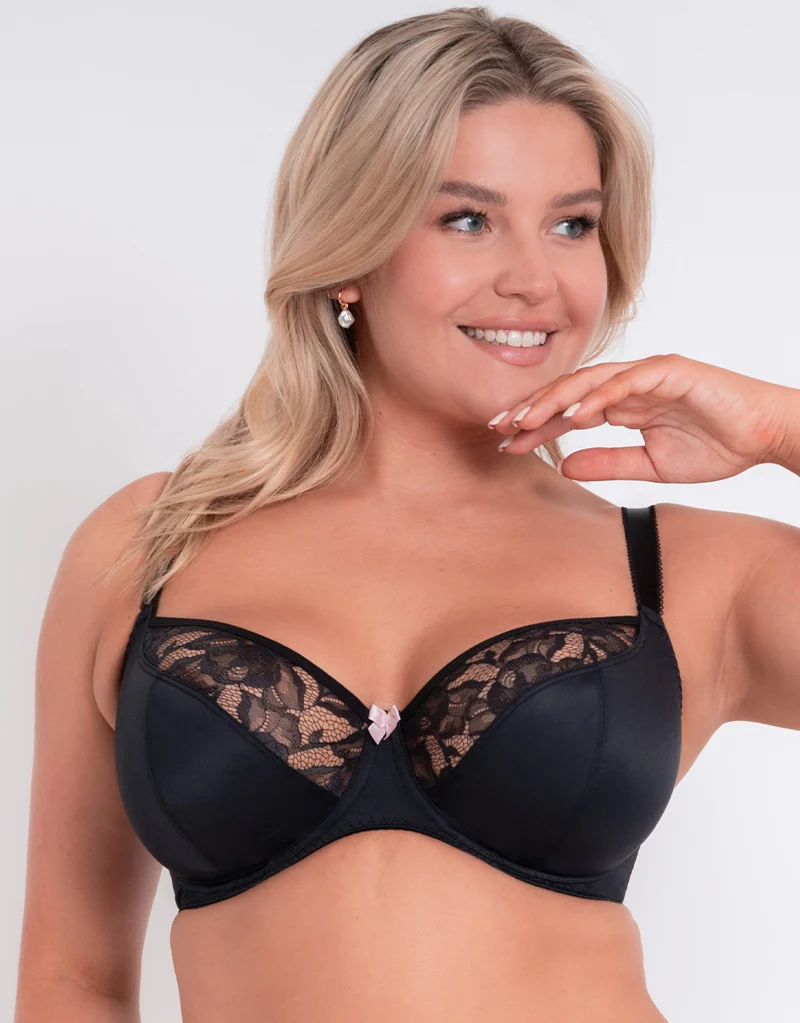 Curvy Kate Drama Queen Balcony Bra Black
