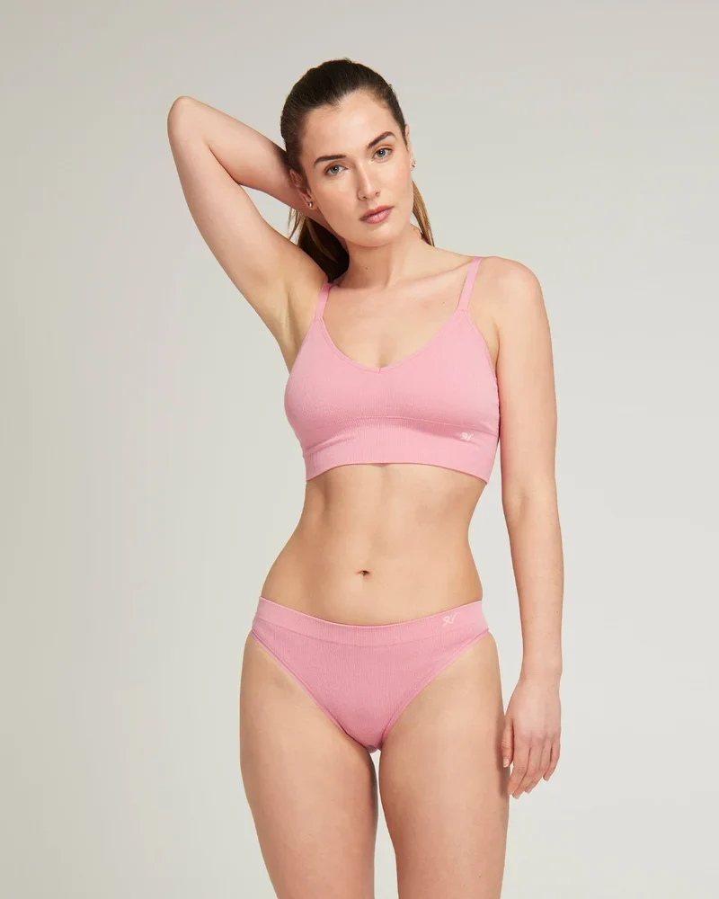 Nudea - Nahtloser TENCEL™-Bralette in Rosé