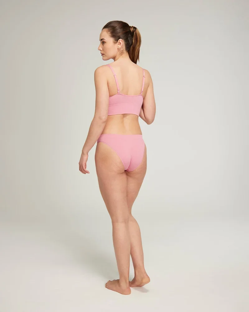 Nudea - TENCEL High Leg Brief Rose Pink