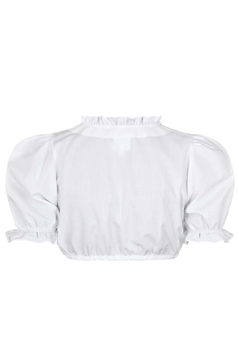 Dirndlbluse weiß