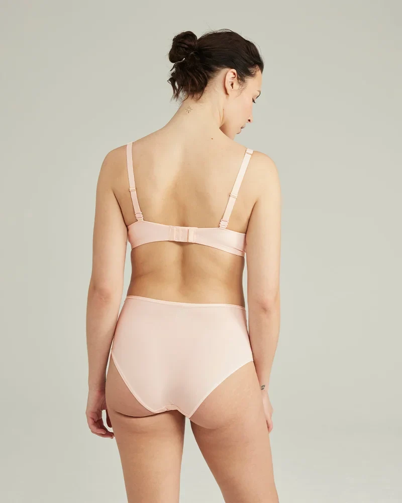 Nudea - Stretch-Slip mit hohem Bund, Blush Pink