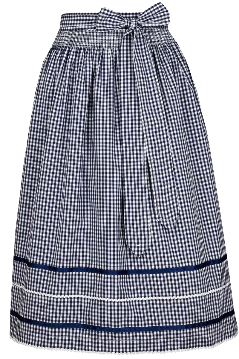 Dirndl Schürze kariert 69 cm