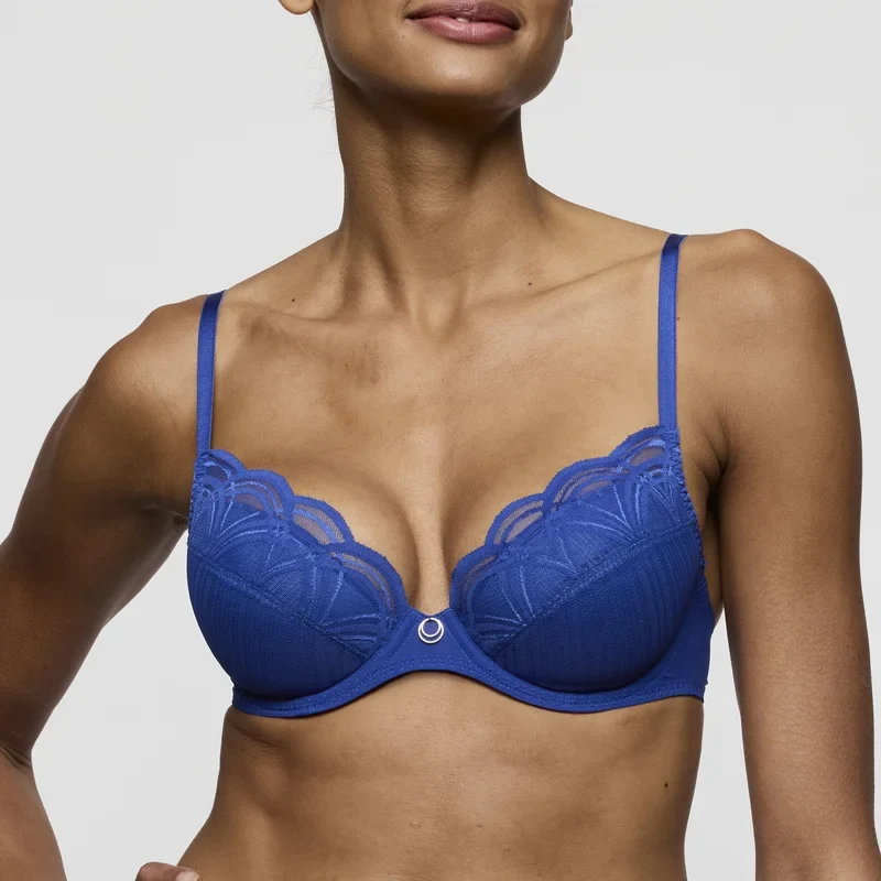 Marie Jo - Cathia Push-up-BH mit herausnehmbaren Polstern, Stylo Blau