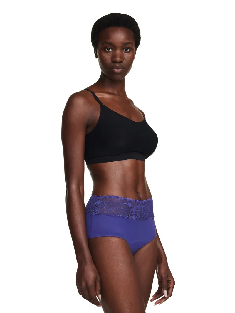 Chantelle - Periodenslip für Tag und Nacht, kurz, lila-blau