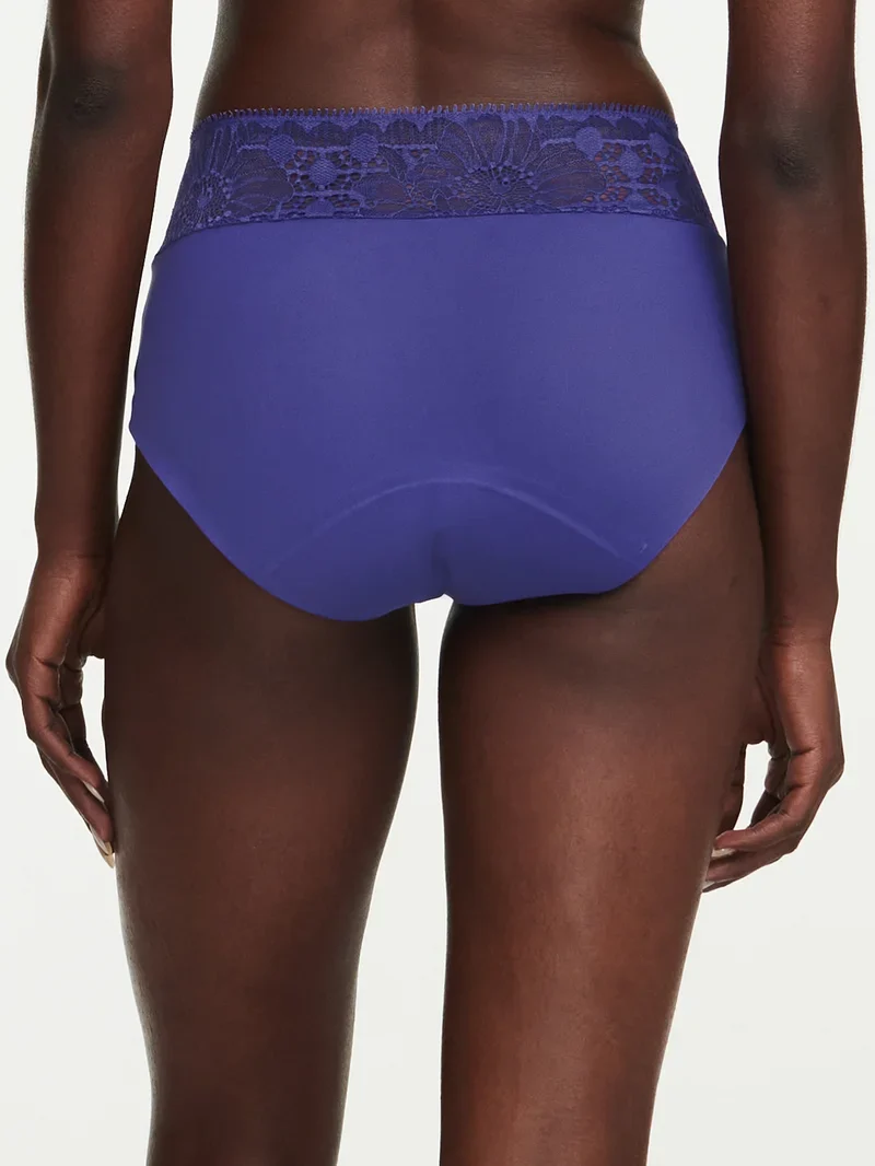 Chantelle - Periodenslip für Tag und Nacht, kurz, lila-blau