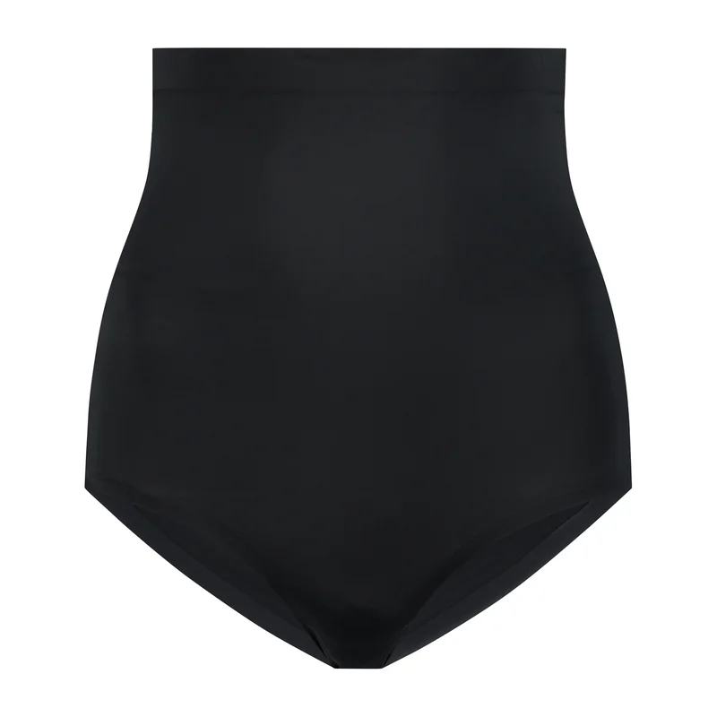 ByeBra – Unsichtbare Shapewear mit leichter Stützwirkung, unsichtbarer High-Waist-Slip, Schwarz