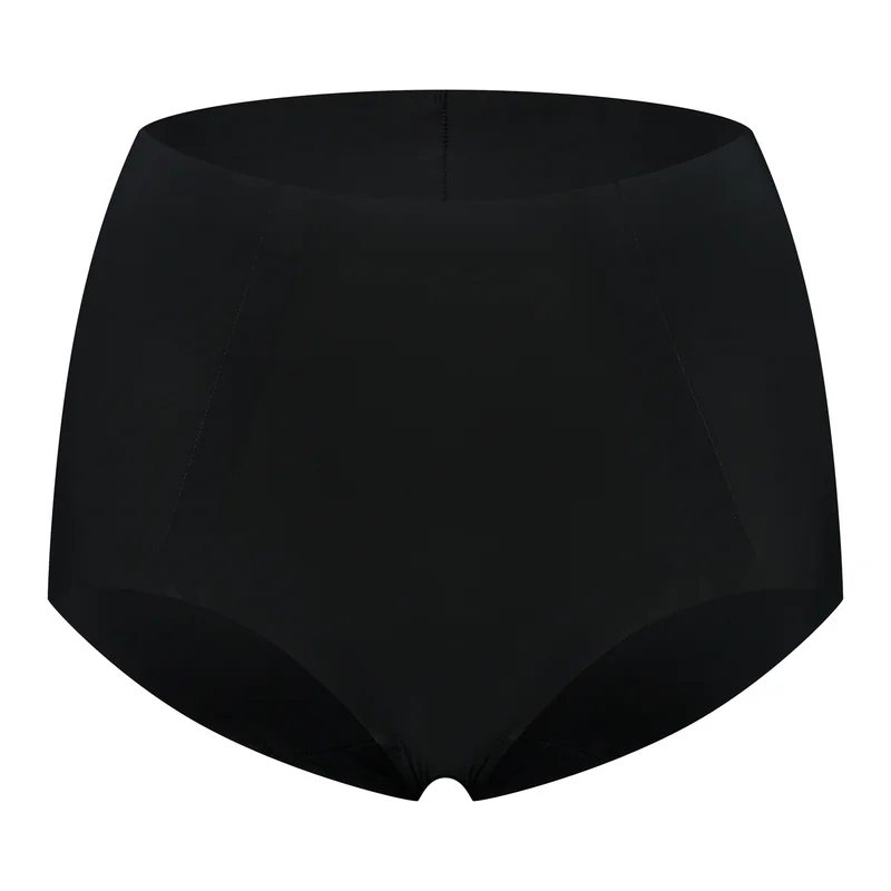 ByeBra – Smooth Essentials (mittlere Stützkraft) Slip mit mittelhohem Bund, 2er-Pack, Schwarz