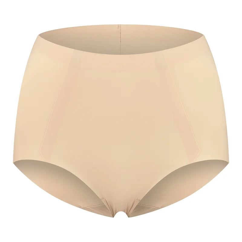 ByeBra – Smooth Essentials (mittlere Stützkraft) Slip mit mittelhohem Bund, 2er-Pack, Beige