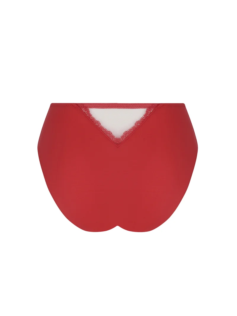 Lise Charmel - Desirs De Venise Slip mit hoher Taille Grenat Venise