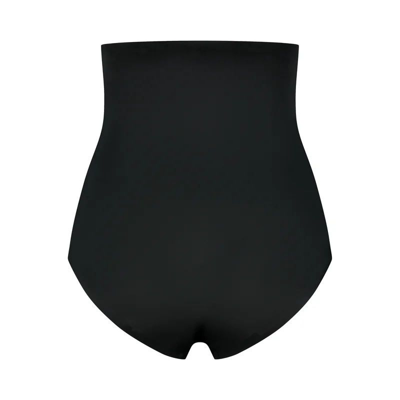 ByeBra – Taillenformende Unterwäsche (Extra starker Halt) Taillenformender High-Waist-Slip Schwarz