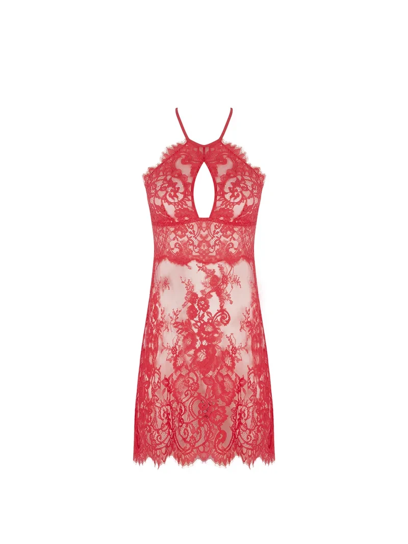 Lise Charmel - Desirs De Venise Babydoll Grenat Venise