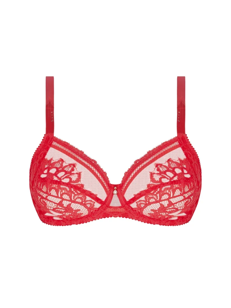 Lise Charmel – Desirs De Venise 3-teiliger Vollschalen-BH Grenat Venise