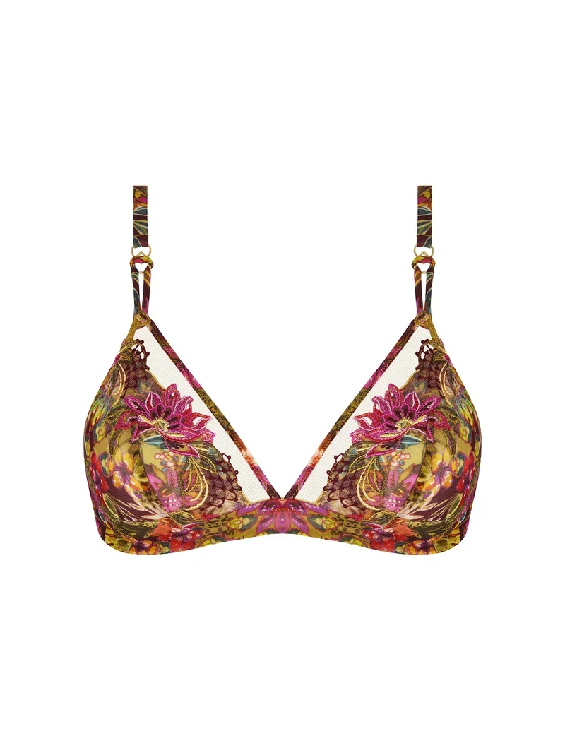 Lise Charmel - Danse Des Fleurs kabelloser Triangel-BH Fushia Vert