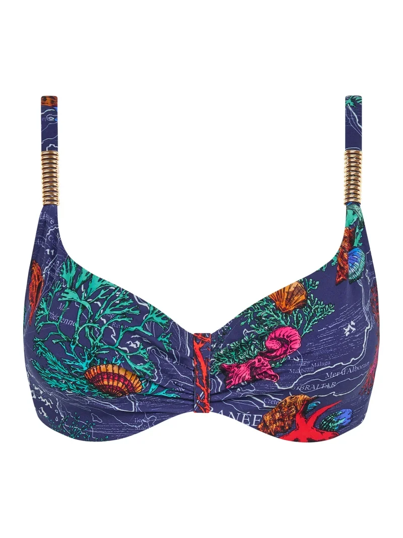 Chantelle Swimwear – Icon Covering Bügel-Bikini, Dunkelmediterran