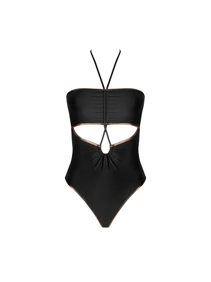 Antigel Swimwear von Lise Charmel – La Smartissime Bustier Badeanzug Noir Bronze