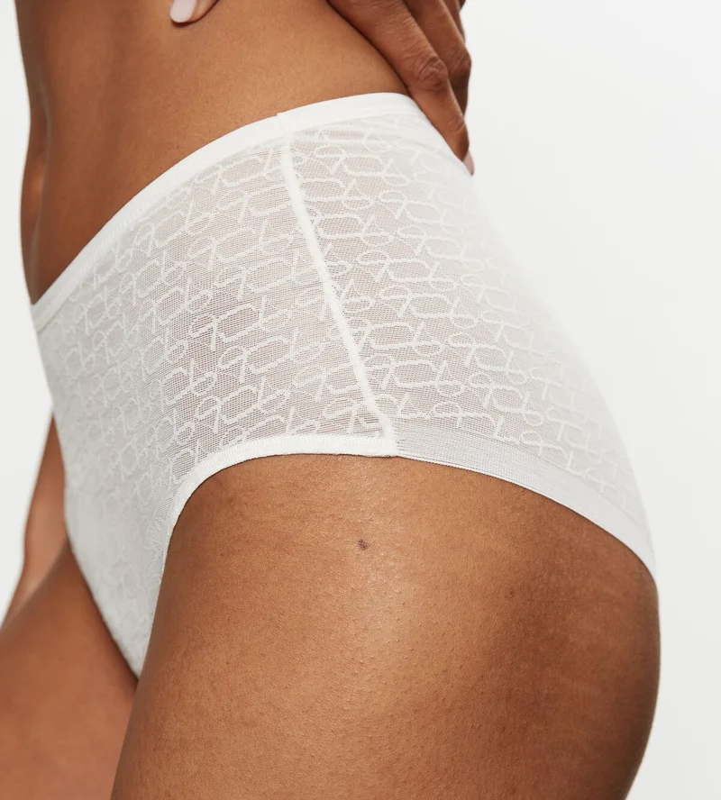 Triumph – Transparenter Maxi-Slip in Ecru-Weiß