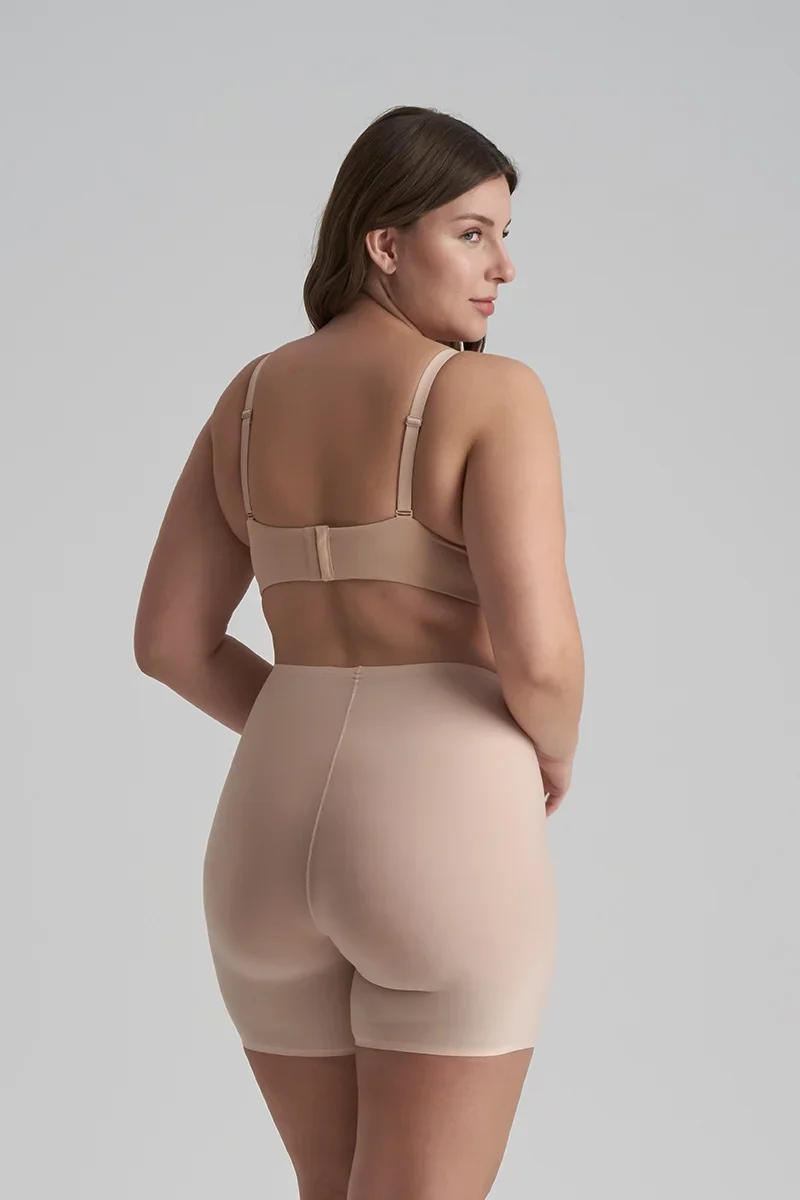 ByeBra – Uni Stretch (Einheitsgröße) Uni Stretch Mid Waist Short Beige