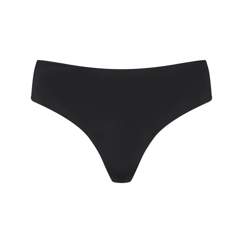 ByeBra – Auslaufsicherer Perioden-Tanga, laminiert, für schwache Blutungen, Schwarz