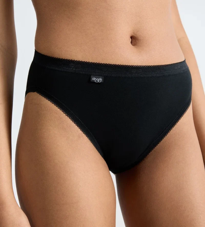 Sloggi - Basic Plus Tai Brief 2er-Pack Schwarz