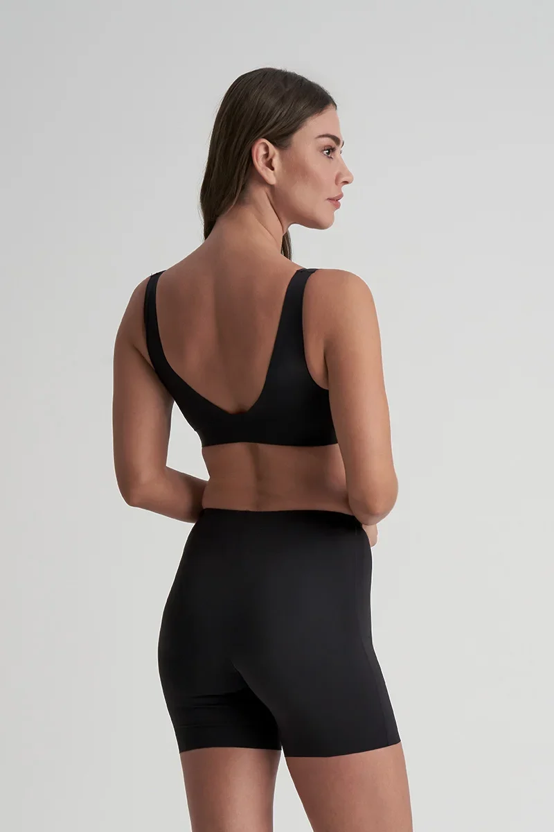 ByeBra – Po-Lifting- und Unterwäsche-Shorts mit Polsterung, Schwarz