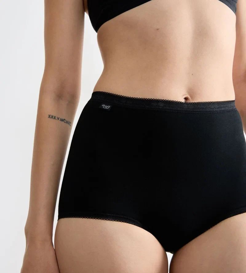 Sloggi - Basic Plus High Waist Maxi Brief Schwarz